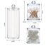 3er Set Kosmetik Organizer – Wattepads Spender & Wattestäbchen Behälter mit Deckel – Transparente Acryl Aufbewahrungsbox für Schminktisch, Badezimmer & Schlafzimmer – Make-up Aufbewahrungssystem