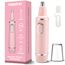 Nasenhaartrimmer Frauen, Schmerzfreier Nasenhaarentferner und Ohrhaarschneider, USB Wiederaufladbar Nasenhaartrimmer, Augenbrauen und esichtshaartrimmer, IPX7 Wasserdicht, Einfache Reinigung, Rose