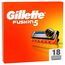 Gillette Fusion5 Rasierklingen, 18 Original Ersatzklingen für Herren mit größerem Gleitstreifen für ein sanftes Gleiten und 5 Klingen für eine unglaublich gründliche und komfortable Rasur