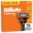Gillette Fusion5 Rasierklingen, 16 ORIGINAL Ersatzklingen, Klingen für Herren mit Größerem Gleitstreifen für ein Sanftes Gleiten und 5 Klingen für eine Unglaublich Gründliche und Komfortable Rasur