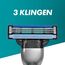 Gillette Mach3 Rasierklingen für Rasierer, 6 Ersatzklingen für Nassrasierer Herren mit 3-fach Klinge