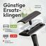 ANYMALE® Rasierhobel Herren - Set mit Ständer, Klingenschutz und 5 Rasierklingen - Rasierer Herren Nass - Safety Razor Black Edition