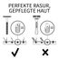 Bambaw Rasierhobel Herren mit 5 Rasierklingen, Metall Rasiermesser Herren, Rasierer Eine Klinge Wiederverwendbar & Sicher, Für Eine Präzise & Glatte Rasur, Geeignet für Alle Hauttypen (Schwarz)