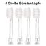 Seago SG977 SGEK6 Ersatzbürsten kompatibel mit YUNCHI K3 Kinder Elektrische Zahnbürste 4 Stück Weich Aufsteckbürsten Ersatzköpfe (4 Große Bürstenköpfe)