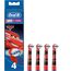 Oral-B Stages Power Cars Ersatzbürstenköpfe für Kinder, 4er Pack (4 x 1 Stück)