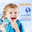 Seago Elektrische Zahnbürste Kinder ab 0-3 Jahr mit LED Licht, Weichen BPA-freiem Runder Gummierte Bürstenkopf, 2 Minuten Smart Timer, Wasserdicht IPX7, für Empfindliche Babyzähne, SG513(Dunkel Blau)
