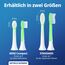 demirdental Ersatzbürsten für Kinder passend für Philips Sonicare Ersatzbürsten Kids, Compact Mini geeignet für 3-6 Jahre, entspricht HX6034 HX6038, Grün, 8er Set