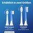 demirdental Ersatzbürsten für Kinder passend für Philips Sonicare Ersatzbürsten Kids, Compact Mini geeignet für 3-6 Jahre, entspricht HX6034 HX6038, Dunkelblau, 8er Set