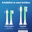 demirdental Bürstenkopf für Philips Sonicare Kids Bürstenkopf für Kinder, für erste bleibende Zähne, Kinder von 7 bis 10 Jahren, ersetzt HX6048 HX6044, Grün, 8 Stück