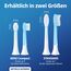 demirdental Ersatzbürsten für Kinder passend für Philips Sonicare Ersatzbürsten Kids, Compact Mini geeignet für 3-6 Jahre, entspricht HX6034 HX6033, Hellblau, 3er Set