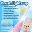 Brush-baby BabySonic Elektrische Zahnbürste für Kleinkinder, Babyrosa, extra weiche Borsten, 2-Minuten-Timer, LED-beleuchteter Zahnbürstenkopf Geeignet für Kinder von 0-3 Jahren