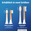 demirdental Aufsätze for Kids passend für Philips Sonicare Ersatzbürsten Kids, Kinder Schallzahnbürsten, Kinder Ersatzbürsten ab 7 Jahre, entspricht HX6048, Orange, 8er Set