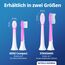 demirdental Ersatzbürsten für Kids, passend für Philips Sonicare Ersatzbürsten Kids, Schallzahnbürsten ab 7 Jahre, entspricht HX6048, Magenta, 8er Set