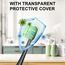 Ersatzbürsten für 7AM2M AM101/AM105 Zahnbürste Elektrische,8 Stück Aufsteckbürsten Kompatibel 7AM2M Zahnbürste Elektrische (black)