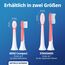 demirdental Ersatzbürsten für Kinder passend für Philips Sonicare Ersatzbürsten Kids, Compact Mini geeignet für 3-6 Jahre, entspricht HX6034 HX6033, Rot, 3er Set