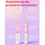 Seago Elektrische Zahnbürste Kinder ab 3 Jahren mit bunten LED Licht, 4 Aufsteckbürste, Smart Timer, Wasserdicht IPX7, SG977(Rosa)