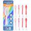 demirdental Ersatzbürsten für Kinder, passend für Philips Sonicare Kids, Schallbürsten ab 7 Jahre, entspricht HX6048, 8er Set