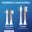 demirdental Ersatzbürsten für Kinder passend für Philips Sonicare Ersatzbürsten Kids, Compact Mini geeignet für 3-6 Jahre, entspricht HX6034 HX6038, Orange, 8er Set