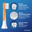 demirdental Ersatzbürsten für Kinder passend für Philips Sonicare Ersatzbürsten Kids, Compact Mini geeignet für 3-6 Jahre, entspricht HX6034 HX6038, Orange, 8er Set