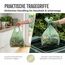 BIOvative PRODUCTS 10L Biomüllbeutel mit Henkel | 100 Müllbeutel, kompostierbar, Made in Germany | Reißfeste Bio-Abfallbeutel, klimaneutralisiert & vegan