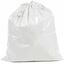 Relevo Kleine Weiße Müllbeutel mit Zugband – 10L (B 37 cm × H 45 cm), 60 Beutel (4 Rollen × 15 Beutel) | mit Duft & Extra Stark | 100% Recyceltes LDPE aus Gewächshäusern | Zertifiziert (Blauer Engel)