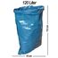 Hossi's Wholesale – 120 Liter Abfallsäcke, 6 Rollen à 25 Stück – Blaue Müllsäcke für Haus-, Garten- & Gastronomieabfälle – reißfeste Müllbeutel mit 39my Stärke (700 x 1100 mm)