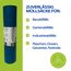 2 Rollen Schwerlast Müllsäcke, à 15 QUALITY PLUS Müllbeutel, Müllsäcke blau, Mülltüten extrem reißfest, 120l, 700x1100mm, 70my | speziell für Gewerbe, Bau, Bauschutt und Garten