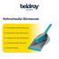 Beldray Antibac Pet Plus+ Kehrschaufel & Gummibürsten-Set – Kratzfreie Borsten, Antibakteriell behandelt, Kunststoffzackenkamm, Erhöhte Füße für angewinkeltes Reinigen, Zusammenklappbar