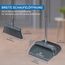 kör4u Besen-Set mit langem Stiel und Kehrschaufel - 180 Grad drehbarer Besenkopf, ergonomisch & platzsparend – für Tierhaare, Hartböden, Haushalt & Büro