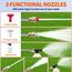 Kabelloser 21V Tragbarer Akku Hochdruckreiniger, 60 Bar und Ladegerät, 3000W Akku Hochdruckreiniger mit Düse und 5m langem Schlauch für Autos, Fenster, Rasen, Gärten, Pools