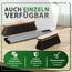 ORGAFLIX Premium Besen mit Stiel und Handfeger Set - Kehrset mit Rosshaarmischung, extra Staubbindend, 24 mm verzinktes Gewinde, Besenstiel verstellbar 60–130 cm, Made in Germany & Italy