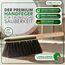 ORGAFLIX Premium Handfeger Rosshaar mit Kantenschutz, extra staubbindend durch hochwertige Rosshaarmischung, Handbesen ohne Besen, Hand-Rosshaarbesen, Hand-Kehrbesen, Made in Germany