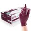 UNIGLOVES Burgundy Pearl Nitril-Untersuchungshandschuhe - vielseitig einsetzbar, puderfreie und latexfreie Einweghandschuhe - Box mit 100 Handschuhen, Burgunderrot, Extra groß (GP0125)