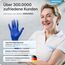 ARNOMED Einweghandschuhe Dunkelblau 100 Stück/Box, Nitrilhandschuhe M, Einmalhandschuhe, Handschuhe Einweg puderfrei, latexfreie Gummihandschuhe, Einweghandschuhe in S, M, L & XL verfügbar