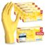 500 Stk (5x100) ARNOMED Einweghandschuhe Gelb, Einmalhandschuhe S, Nitril Handschuhe Einweg, Nitrilhandschuhe puderfrei, Gummihandschuhe Einweg, Schutzhandschuhe, Handschuhe Nitril in S, M, L, XL