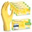 500 Stk (5x100) ARNOMED Einweghandschuhe Gelb, Einmalhandschuhe M, Nitril Handschuhe Einweg, Nitrilhandschuhe puderfrei, Gummihandschuhe Einweg, Schutzhandschuhe, Handschuhe Nitril in S, M, L, XL