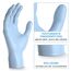 400x ARNOMED Einweghandschuhe Hellblau (4x100 Stück), Einmalhandschuhe XS, Nitril Handschuhe Einweg, Nitrilhandschuhe puderfrei, Gummihandschuhe Einweg, Schutz-Handschuhe Nitril in XS, S, M, L, XL