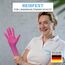 500 Stück ARNOMED Einweghandschuhe Pink, Einmalhandschuhe S, Nitril Handschuhe, Nitrilhandschuhe puderfrei, Gummi-Handschuhe Einweg, Schutzhandschuhe, Handschuhe Nitril in XS, S, M, L, XL