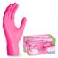 400x ARNOMED Einweghandschuhe Pink (4x100 Stück), Einmalhandschuhe M, Nitril Handschuhe Einweg, Nitrilhandschuhe puderfrei, Gummihandschuhe Einweg Schutzhandschuhe Handschuhe Nitril in XS, S, M, L, XL