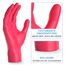 400x ARNOMED Einweghandschuhe Rot (4x100 Stück), Einmalhandschuhe XS, Nitril Handschuhe Einweg, Nitrilhandschuhe puderfrei, Gummihandschuhe Einweg, Schutzhandschuhe, Handschuhe Nitril XS, S, M, L, XL