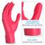 400x ARNOMED Einweghandschuhe Rot (4x100 Stück), Einmalhandschuhe XL, Nitril Handschuhe Einweg, Nitrilhandschuhe puderfrei, Gummihandschuhe Einweg, Schutzhandschuhe, Handschuhe Nitril XS, S, M, L, XL