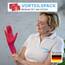 400x ARNOMED Einweghandschuhe Rot (4x100 Stück), Einmalhandschuhe XL, Nitril Handschuhe Einweg, Nitrilhandschuhe puderfrei, Gummihandschuhe Einweg, Schutzhandschuhe, Handschuhe Nitril XS, S, M, L, XL