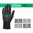 Ritter Premium Nitrilhandschuhe schwarz 100 Stück - Einweghandschuhe latexfrei - Einmalhandschuhe nitril puderfrei - Black Nitrile Gloves - Größe L
