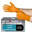 Ansell MicroFlex 93-256 Einmalhandschuhe Latexfreie, Orangenen Nitrilhandschuhe Puderfrei, Chemikalien-Schutzhandschuhe, Mechaniker Handschuhe, Orangefarbene Handschuhe M (100 Stück)