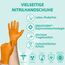 Ansell MicroFlex 93-256 Einmalhandschuhe Latexfreie, Orangenen Nitrilhandschuhe Puderfrei, Chemikalien-Schutzhandschuhe, Mechaniker Handschuhe, Orangefarbene Handschuhe S (100 Stück)