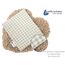 Medi Partners Kirschkernkissen Mikrowelle 20x25cm Körnerkissen groß Wärmekissen 500g Rechteck 100% Baumwolle Öko Natur Massagetherapie - Kirschkernkissen nacken schulter Kältetherapie (Kariert)
