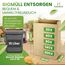 NATURALEAF® Biomüllbeutel 10L | 140 Stück | Bio Müllbeutel mit optimaler Stärke & Haltbarkeit | Kompostierbare Müllbeutel - die nachhaltige Entsorgungslösung für Gastronomie & Haushalt