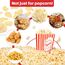 MAQIHAN Popcorn Tüten 200 stück - Popcorntüten Popcorn Maschinen Klein Movie Night Filmabende Papiertüten Zubehör Popcornmaschine Papier Behälter Snacktüten