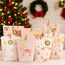 Adventskalender zum Befüllen, Weihnachtskalender zum selber befüllen, 24 Bedruckt Adventstüten zum selbst füllen, Geschenk Papiertüten mit Zahlen Aufkleber zum Selbstbefüllen (Rosa)