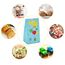KASZOO 40 Stück Papiertüten, Bunte Geschenktüiten Candy Tüten mit 90 Aufkleber (Auf Deutsch) zum Verpacken von Geschenken, Giveaways, Kindergeburtstag, Hochzeit, Party,usw